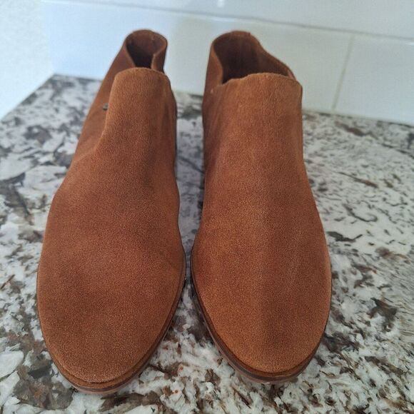 SAM Edelman Brown suede  Loafers  ankle  boots shoes size 7.5 - Picture 1 of 8